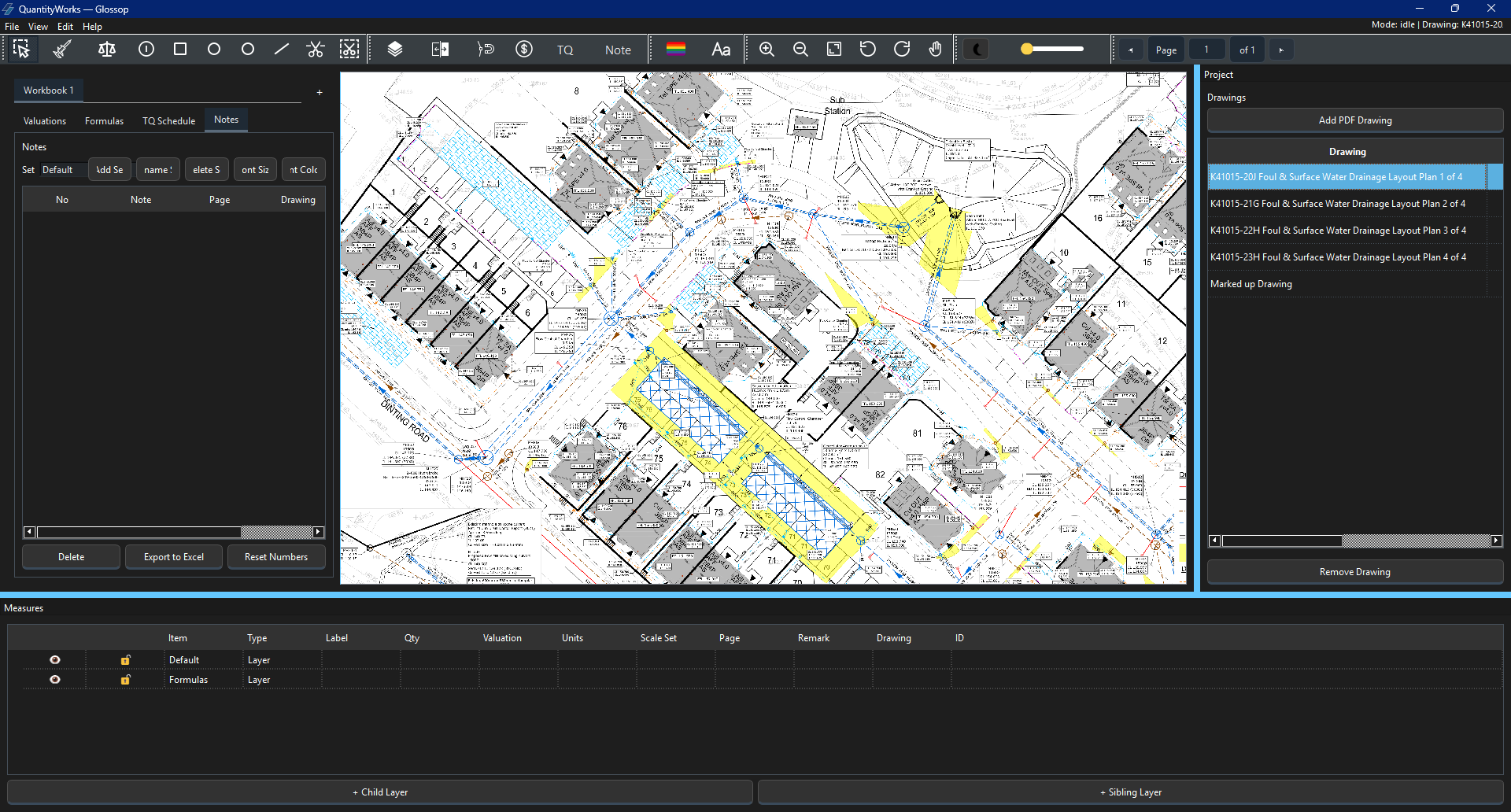 QuantityWorks valuation view